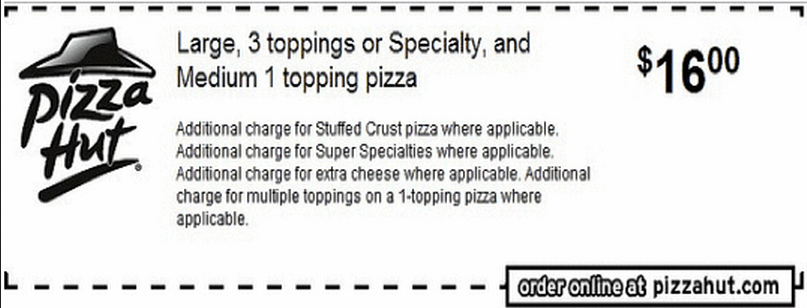 Pizza Hut Printable Coupons September 2015 Printable Coupons 2015