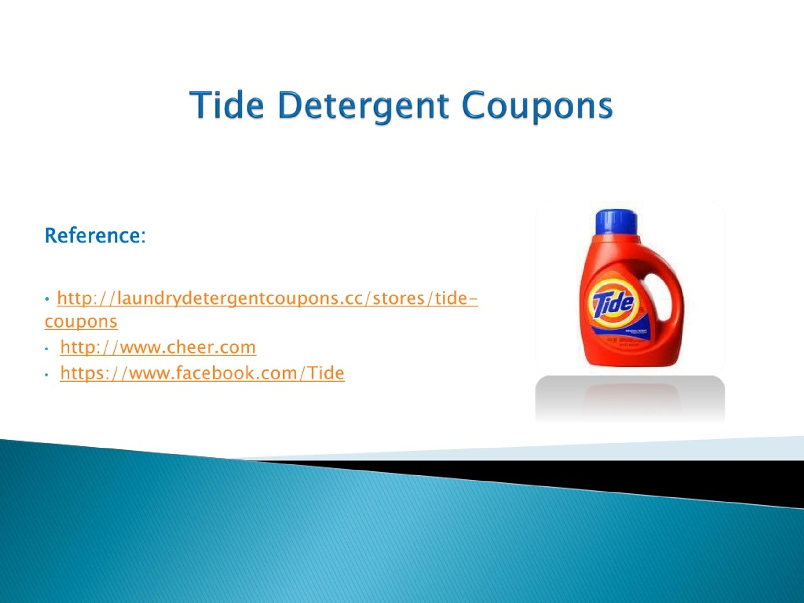 PPT An Overview On Tide Detergent Coupons PowerPoint Worksheets 