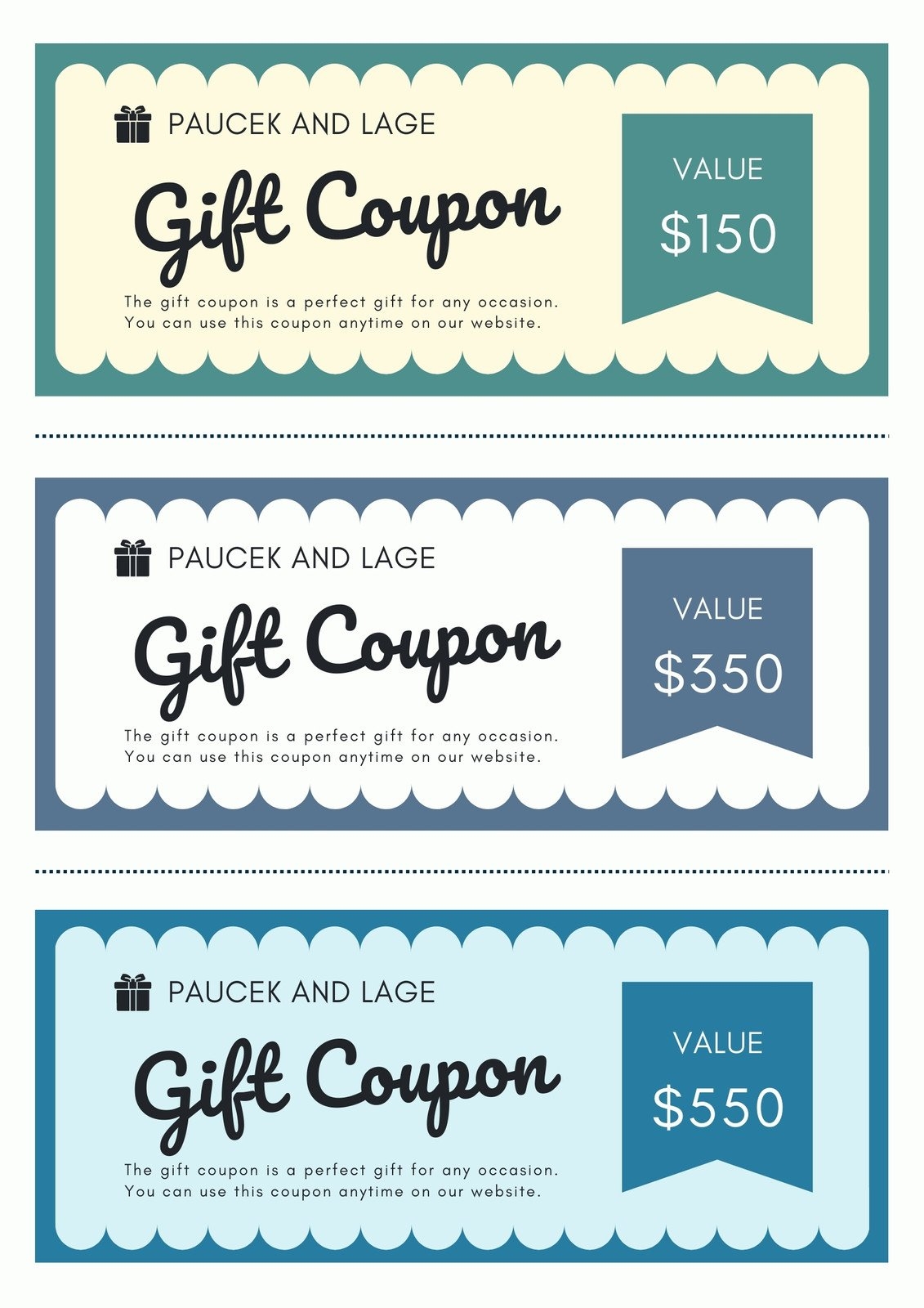 Printable Christmas Coupon Template
