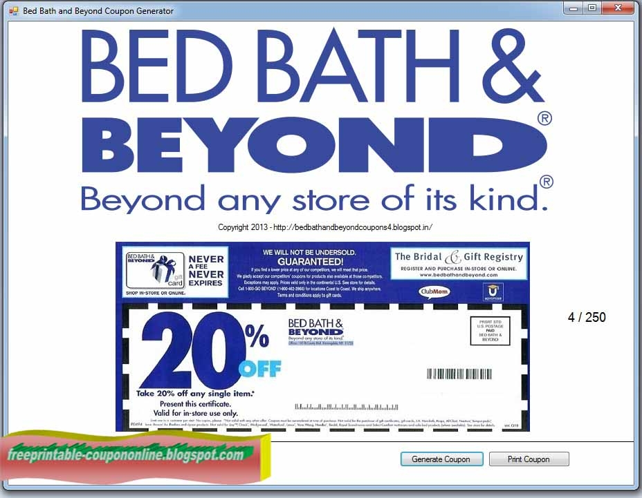 Printable Coupons 2019 Bed Bath And Beyond Coupons