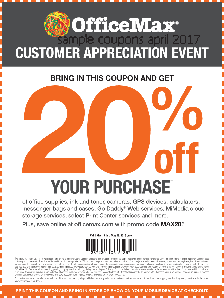 Printable Coupons 2019 Office Max Coupons
