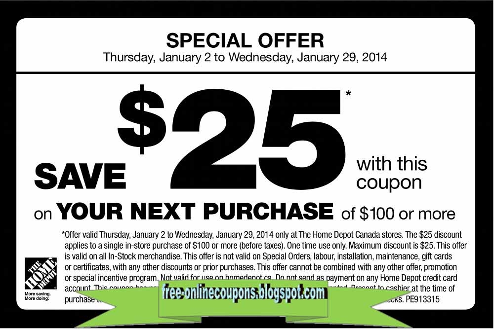 Printable Coupons 2020 Home Depot Coupons