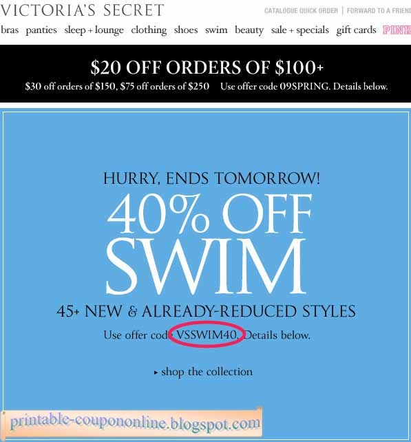 Printable Coupons 2020 Victoria 39 s Secret Coupons