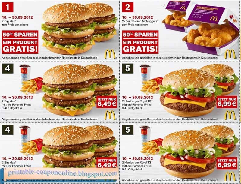 Printable Coupons 2021 Mcdonalds Coupons