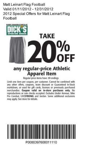 Printable Coupons Dicks Sporting Goods Printable Coupons Printable Coupons Dicks Sporting Goods Printable Coupons