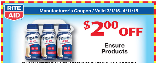 Printable Coupons Ensure