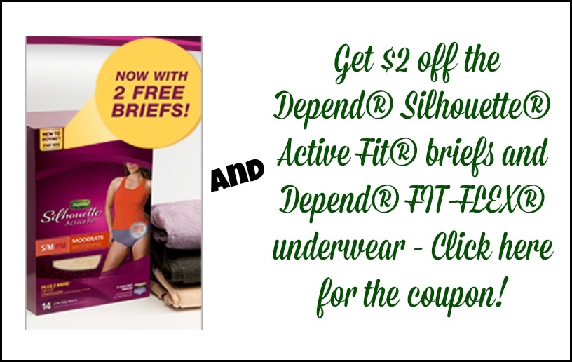 Printable Coupons For Depends Undergarments
