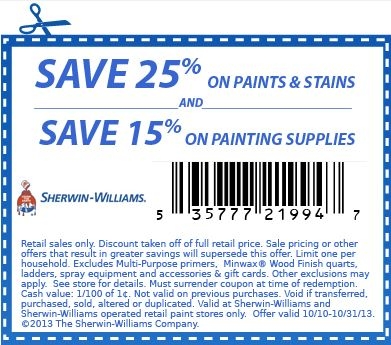 Printable Coupons Sherwin Williams Coupon Free Printable Coupons