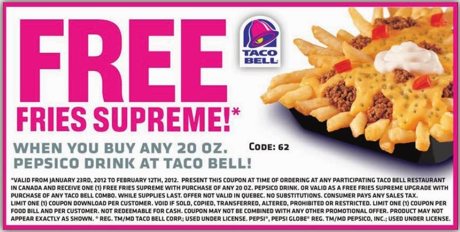 Printable Coupons Taco Bell Coupons