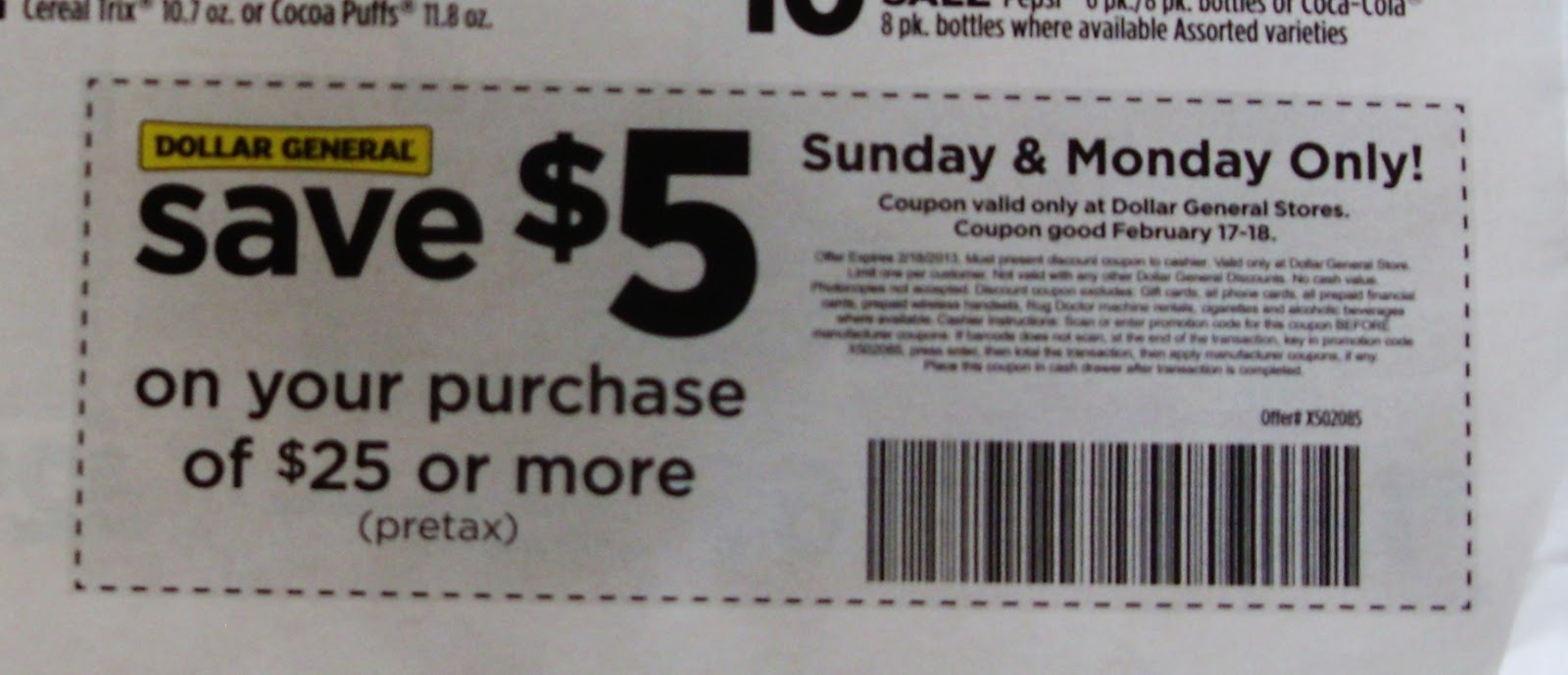 Printable Dg Coupons