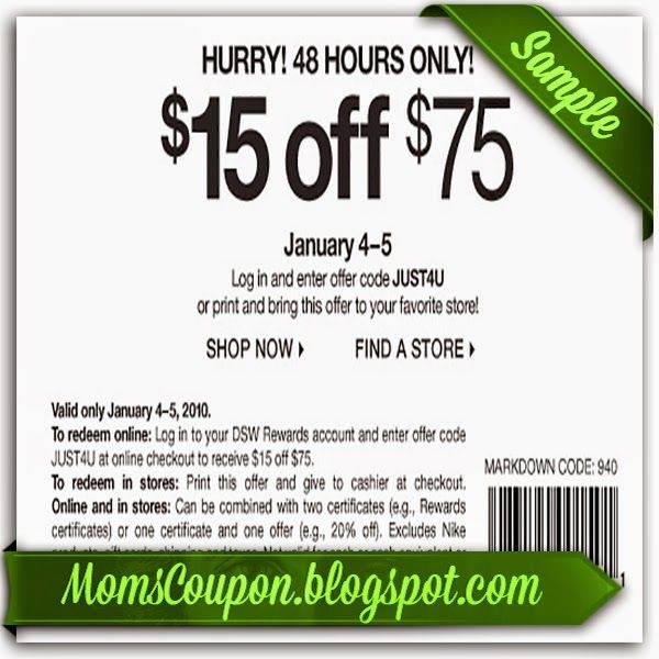 Printable Dsw Shoes Coupon Printable Word Searches