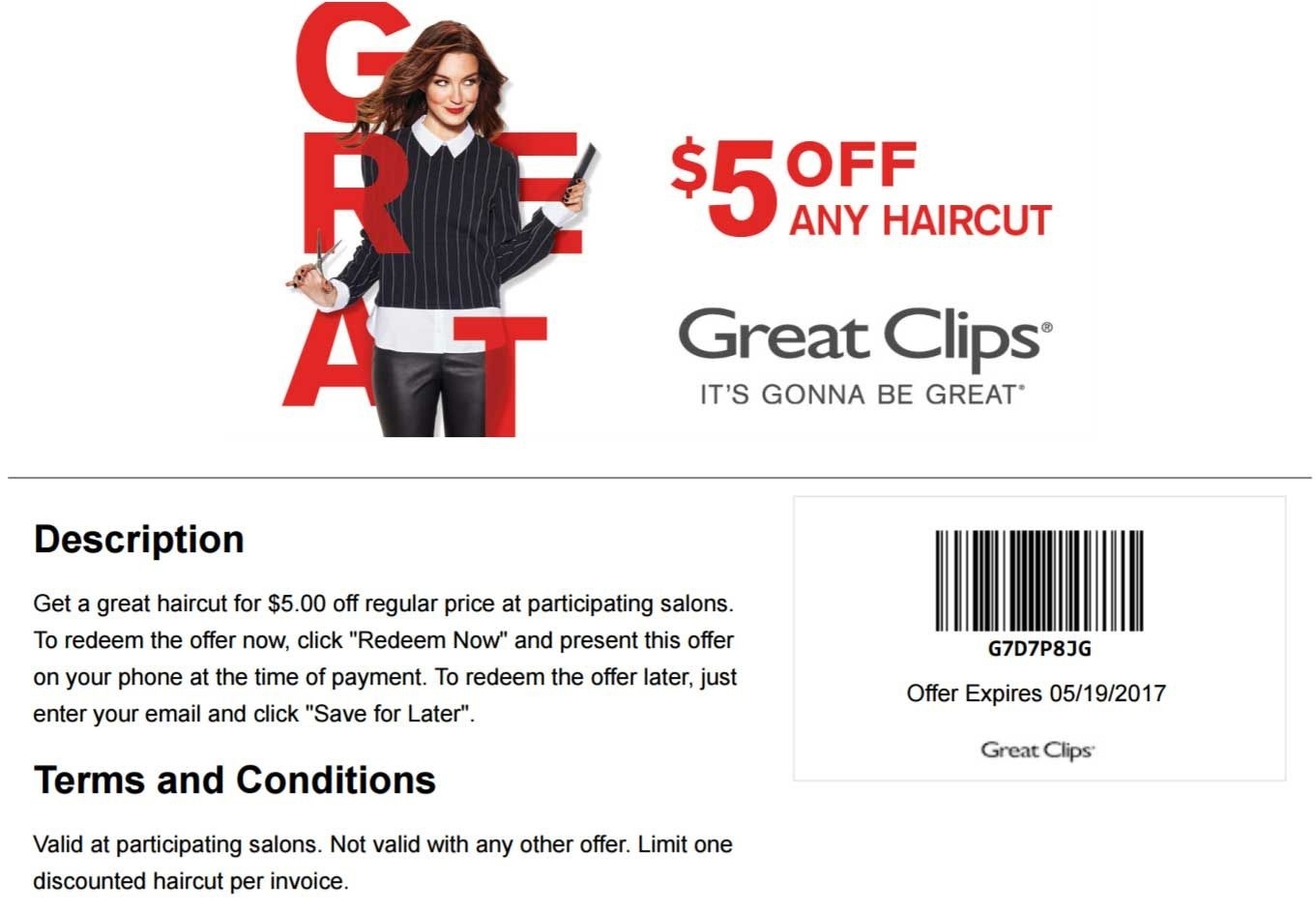Printable Great Clips Coupons August 2024 Effie Halette