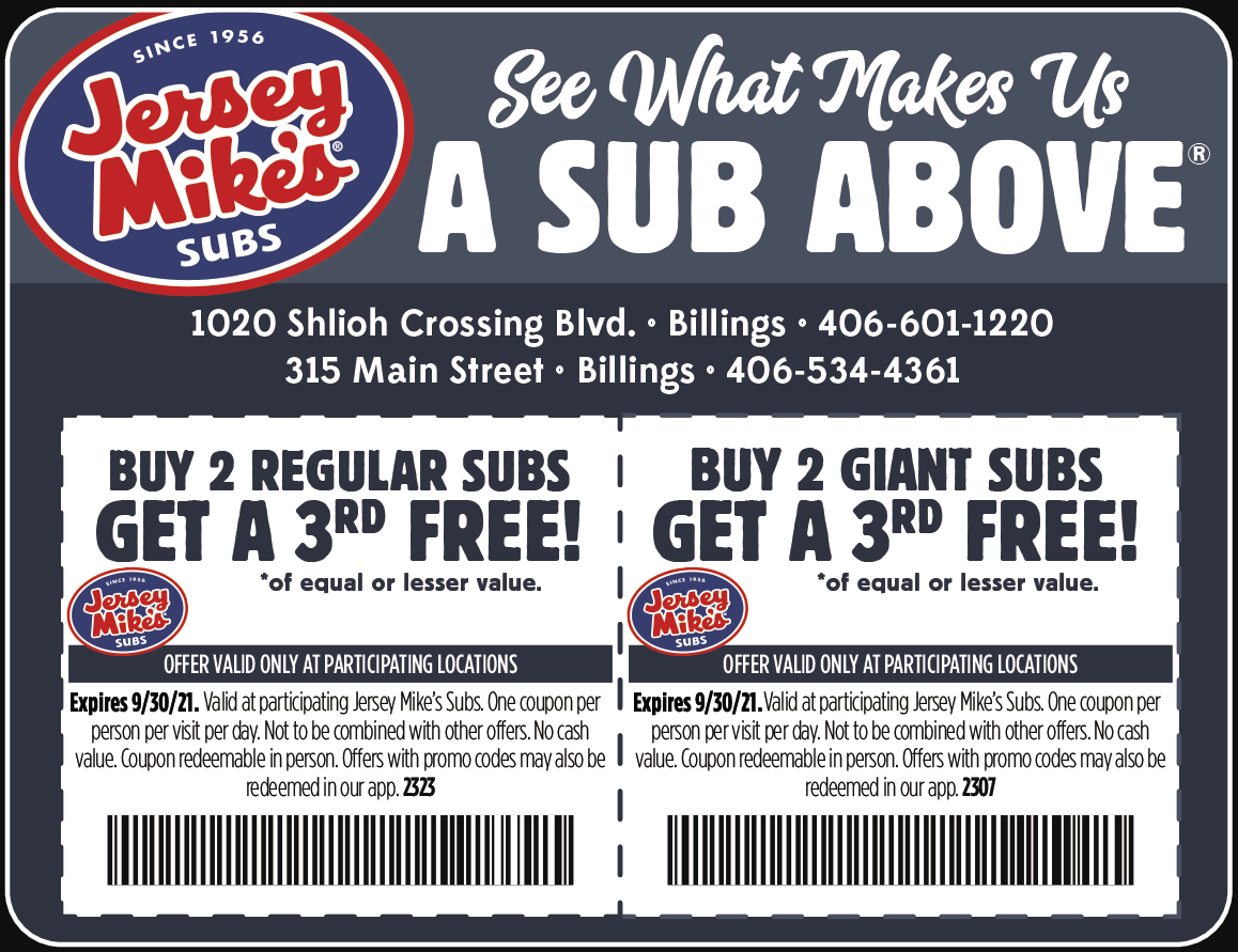 Printable Jersey Mike 39 s Coupons