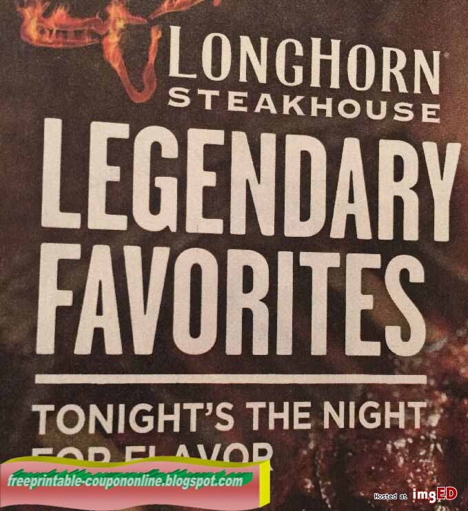 Printable Longhorn Coupons