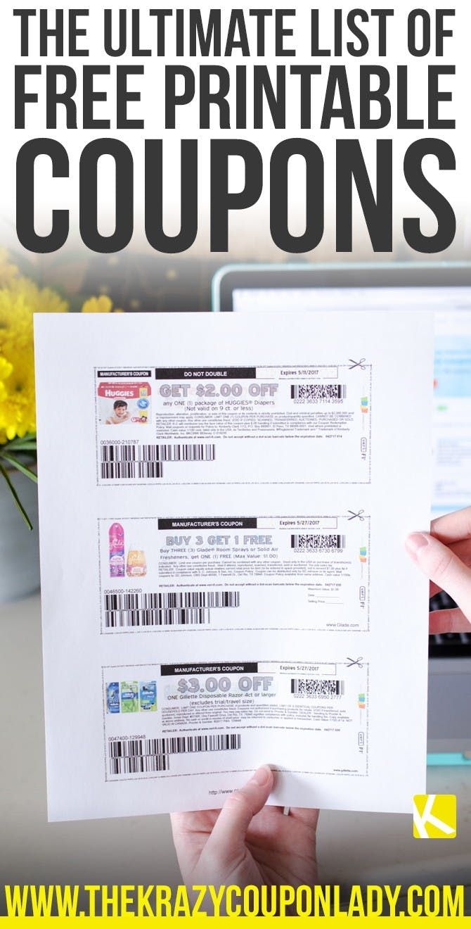 Printable Manufacturer Coupons Free Printable Coupons Print Coupons 