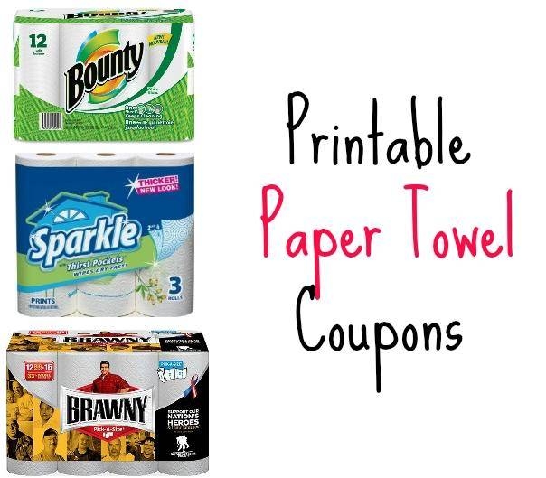 Printable Paper Towels Coupons Bounty Coupons Brawny Coupons