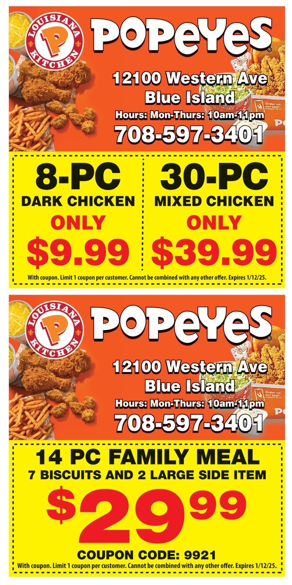 Printable Popeyes Coupons 2025 Hjalte R Laursen