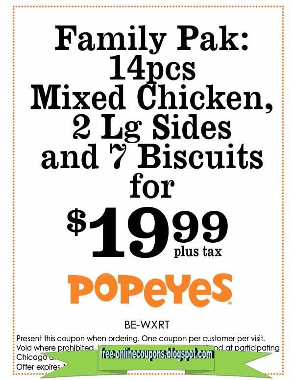 Printable Popeyes Coupons 2025 Hjalte R Laursen