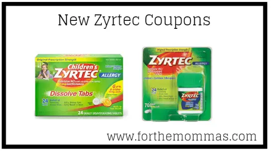 Printable Zyrtec Coupons Save Up To 11