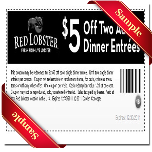 Red Lobster Printable Coupons