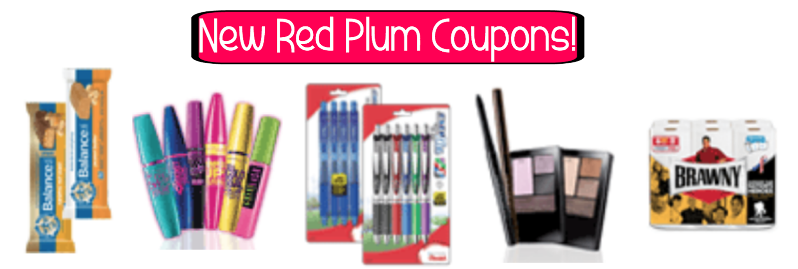 Red Plum New Printable Coupons Maybelline Pentel Balance Bars 