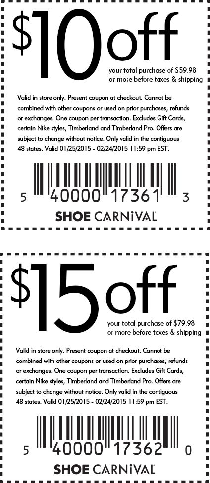 Shoe Carnival Coupons 10 Off 60 More At Shoe Carnival Carnival 