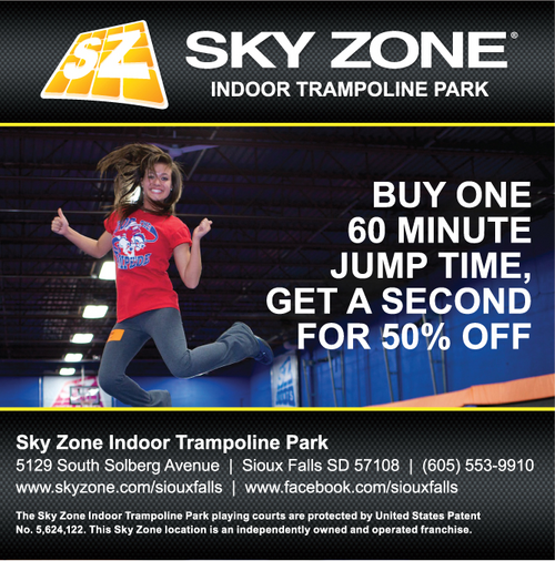 Sky Zone Printable Coupons Printable Word Searches