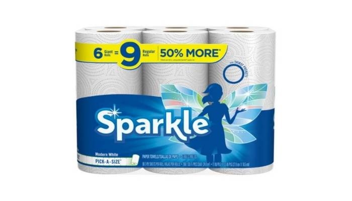 Sparkle Paper Towels Just 0 43 Per Reg Roll At Target 
