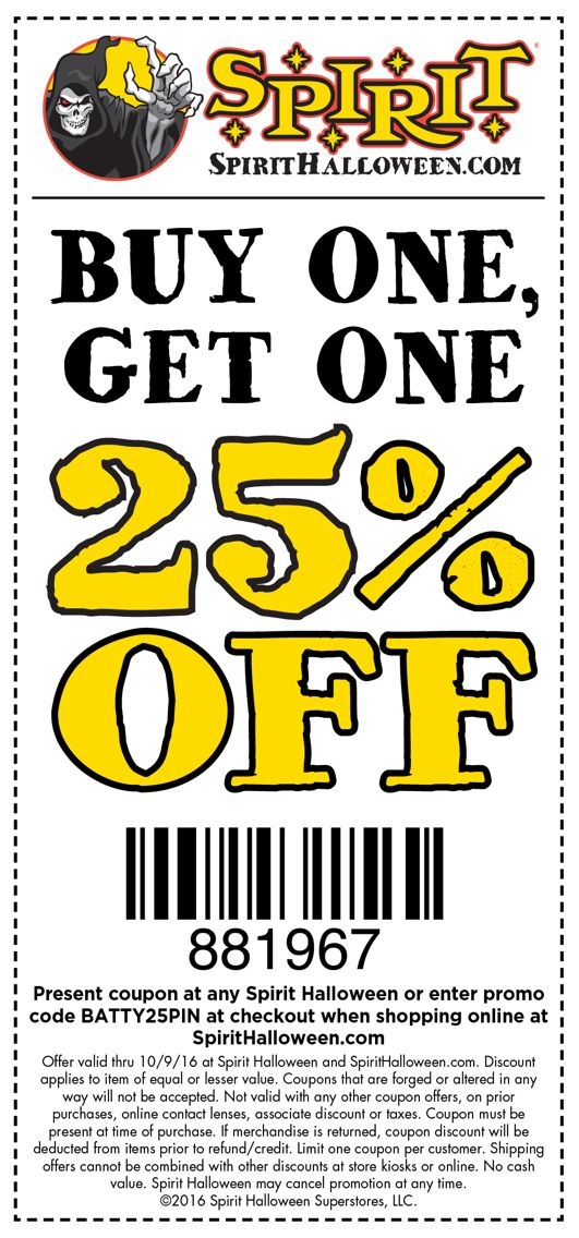 Spirit Halloween Coupon 2025 Printable Calendar Zoe W Rees