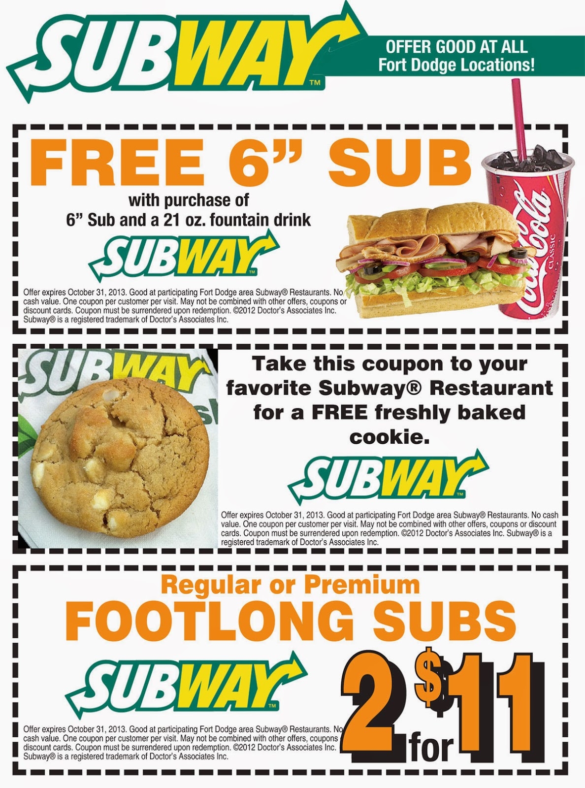 Subway Coupons December 2024 Edyth Ottilie