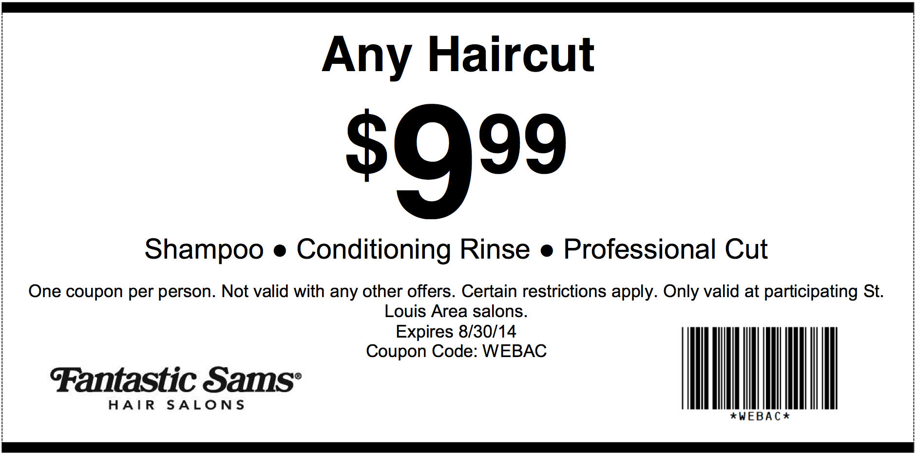Supercuts Free Haircut Printable Coupon Free Printable A To Z