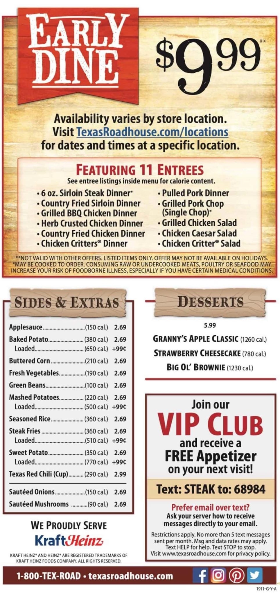 Texas Roadhouse Coupons 2024 Printable Dodie Freddie