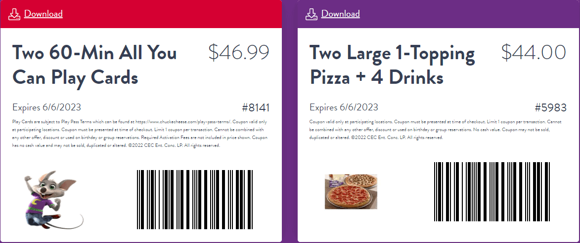 The Best Chuck E Cheese Coupons 2024 And Free Tokens Tickets 