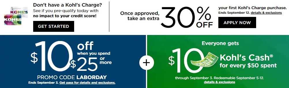 Today Upcoming Kohl 39 s 30 Off In Store Black Friday Coupon November 