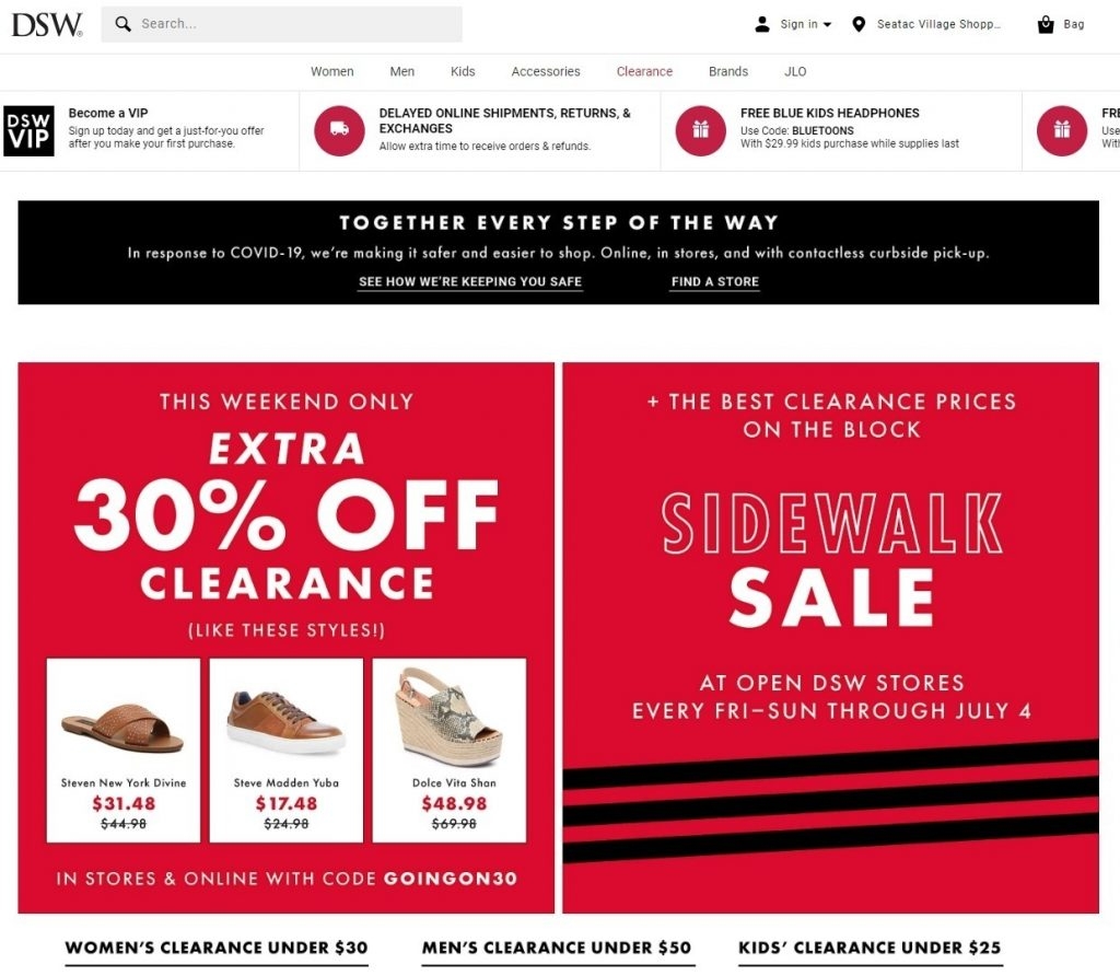 Top DSW Coupon Promo Codes