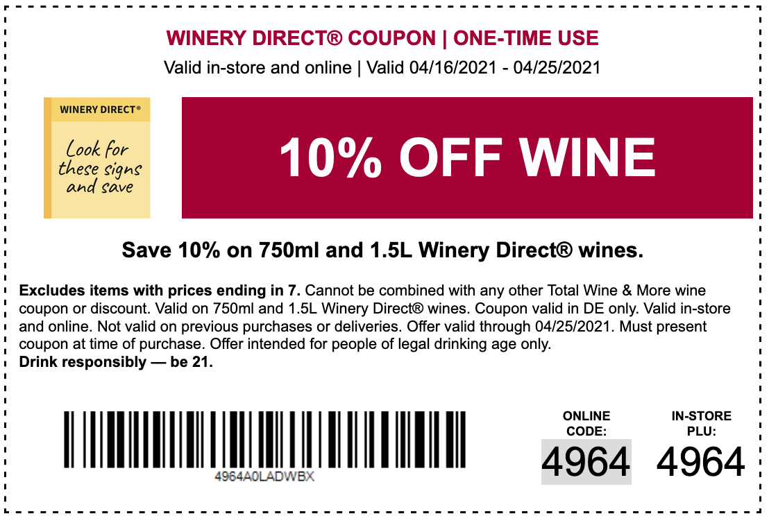 Total Wine 10 Off 50 Coupon 2025 Printable Kitti Nertie