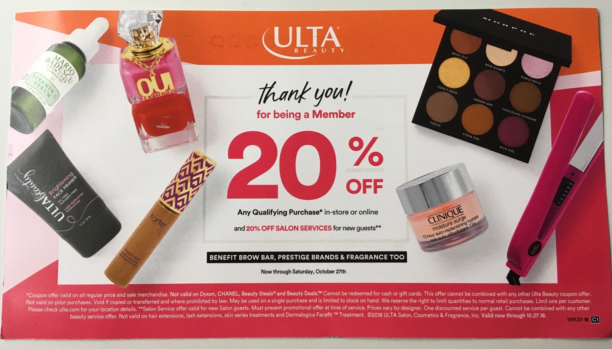 Ulta 20 Off Including Prestige Coupon Arrived R MUAontheCheap 