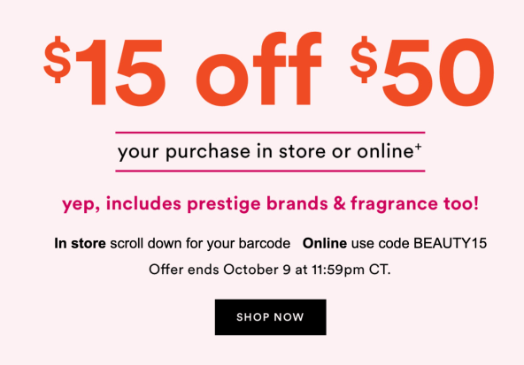 Ulta Beauty 15 Off 50 incl Prestiges More Gift With Purchase