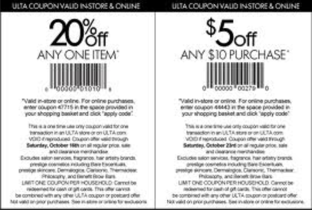 Ulta Beauty Printable Coupons March 2015