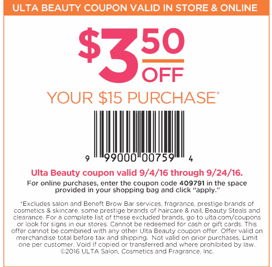 Ulta Coupon Code August 2024 Pdf Lyssa Cissiee