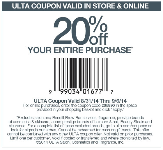 Ulta Coupon Code August 2024 Pdf Xylia Katerina