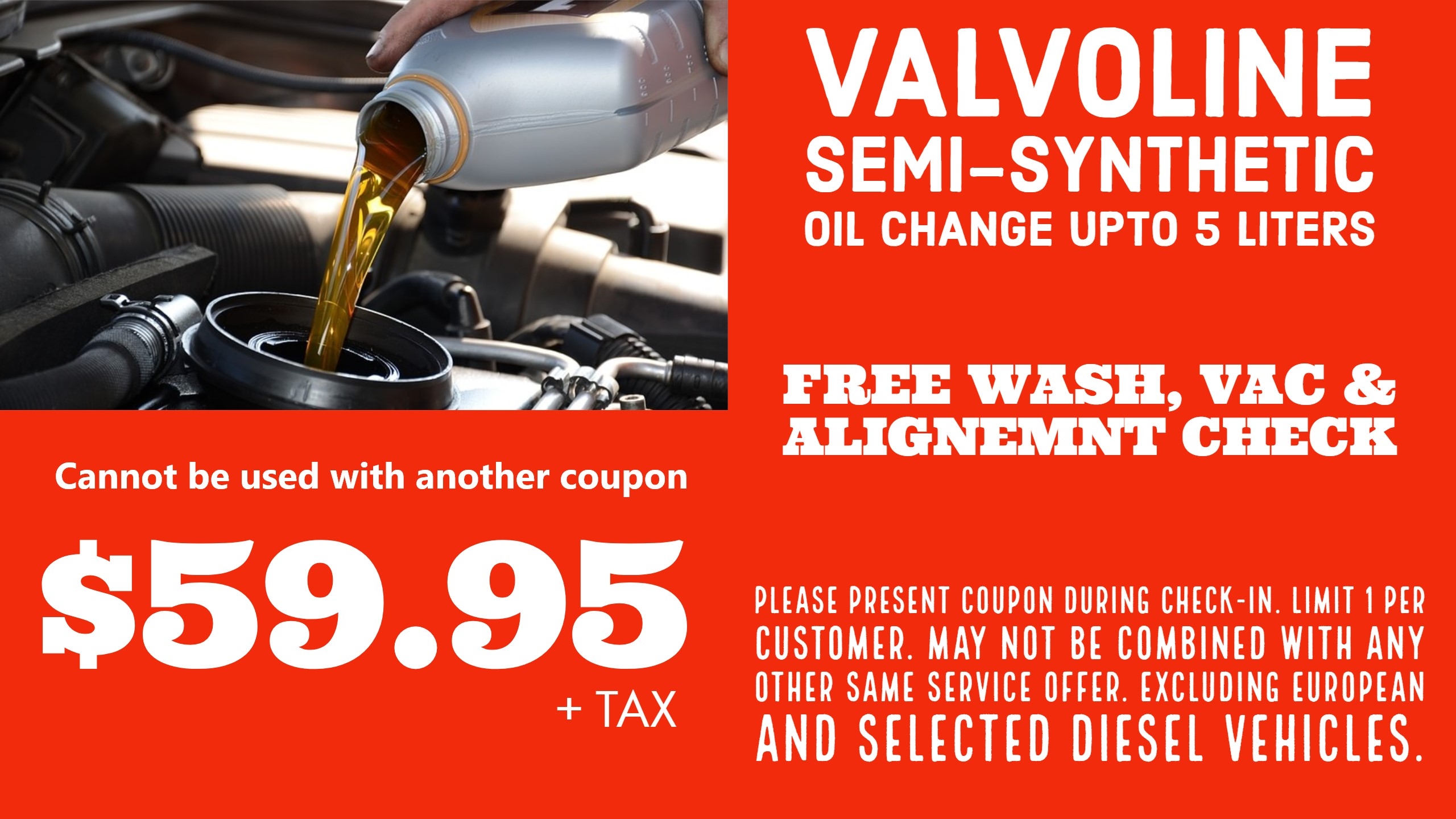 Valvoline 24 99 Synthetic Oil Change Coupon Ultimate Savings 