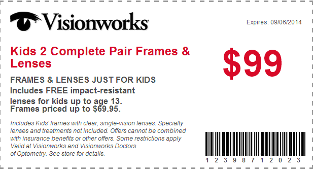 Visionworks Coupons Printable