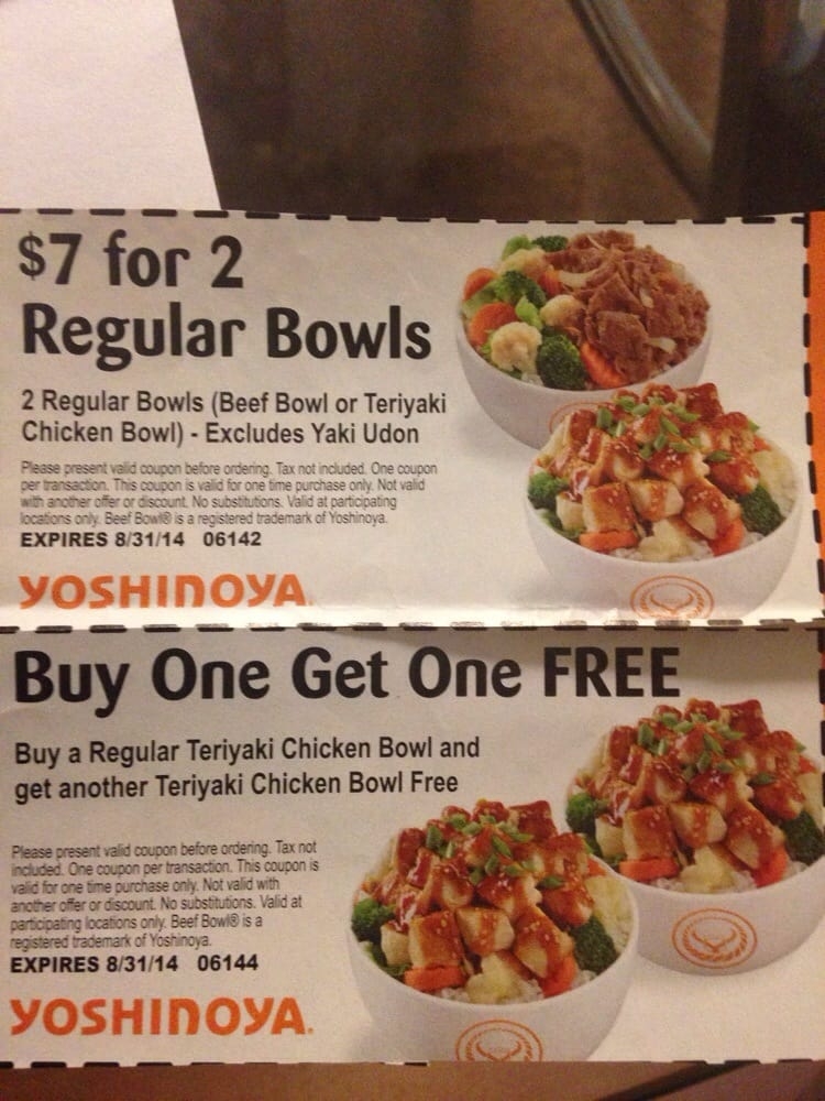 Yoshinoya Printable Coupons 2025 Teresa Yin