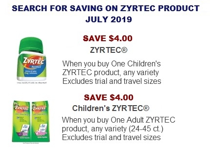 ZYRTEC Coupons Coupon Network